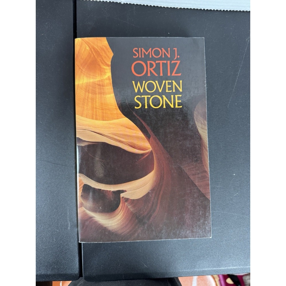 LIKE NEW - Woven Stone (Sun‎ Tracks) by Simon J. Ortiz - Acoma Indians-Poetry-Pb